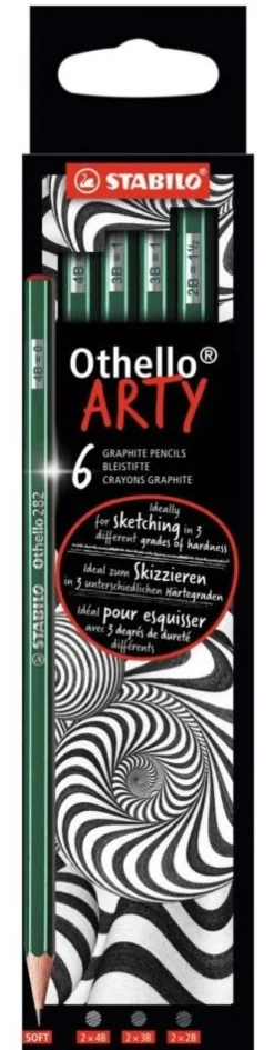 Stabilo Zestaw ołówków Othello Arty - - miękkie, 6 szt.