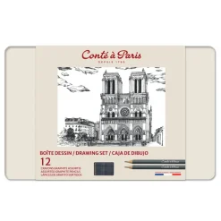 Conte a Paris Zestaw ołówków Sketching - Conté à Paris - Graphite 12 szt.