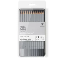 Winsor & Newton Zestaw ołówków Studio Collection - - miękkie, 12 szt.