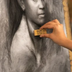 Milan Zestaw ołówków węglowych Art Charcoal - - czarne 3 szt. > Zestawy Do Rysunku|Węgle Rysunkowe