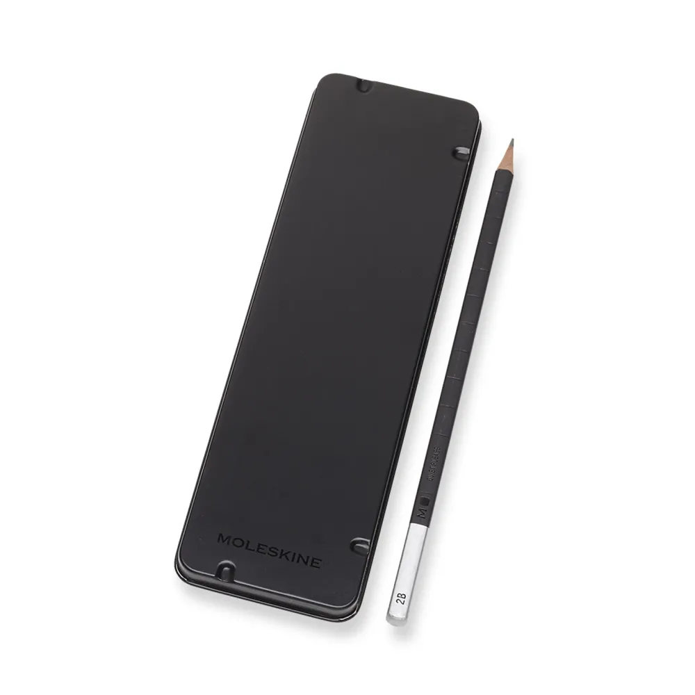 Moleskine Zestaw ołówków z drewna cedrowego w metalowym etui - - 5 szt. > Ołówki