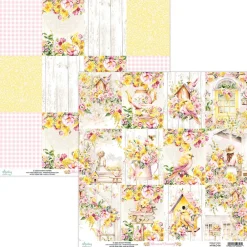Mintay by Karola Zestaw papierów do scrapbookingu 15,2 x 15,2 cm - Mintay - Blossom Serenity