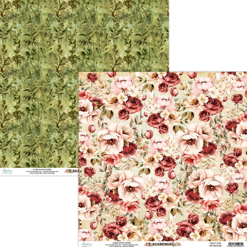 Mintay by Karola Zestaw papierów do scrapbookingu 15,2 x 15,2 cm - Mintay - Academia > Papiery Do Scrapbookingu