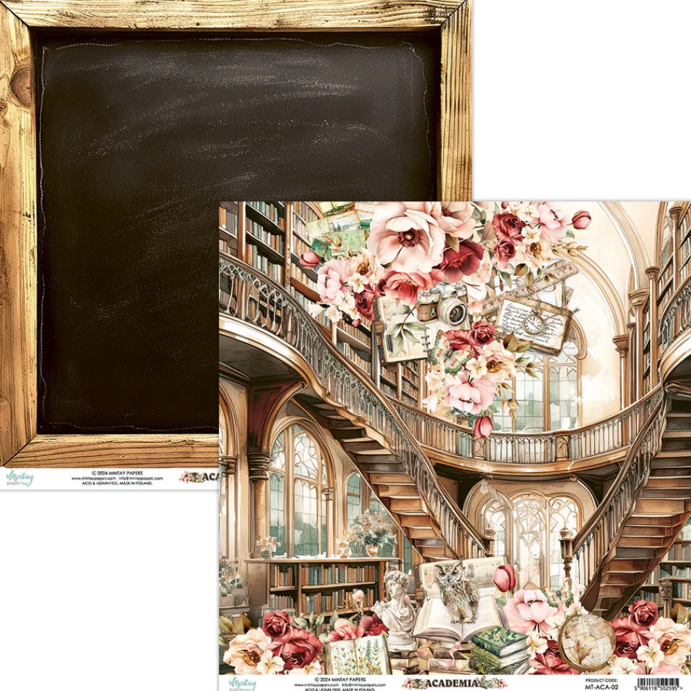 Mintay by Karola Zestaw papierów do scrapbookingu 15,2 x 15,2 cm - Mintay - Academia > Papiery Do Scrapbookingu