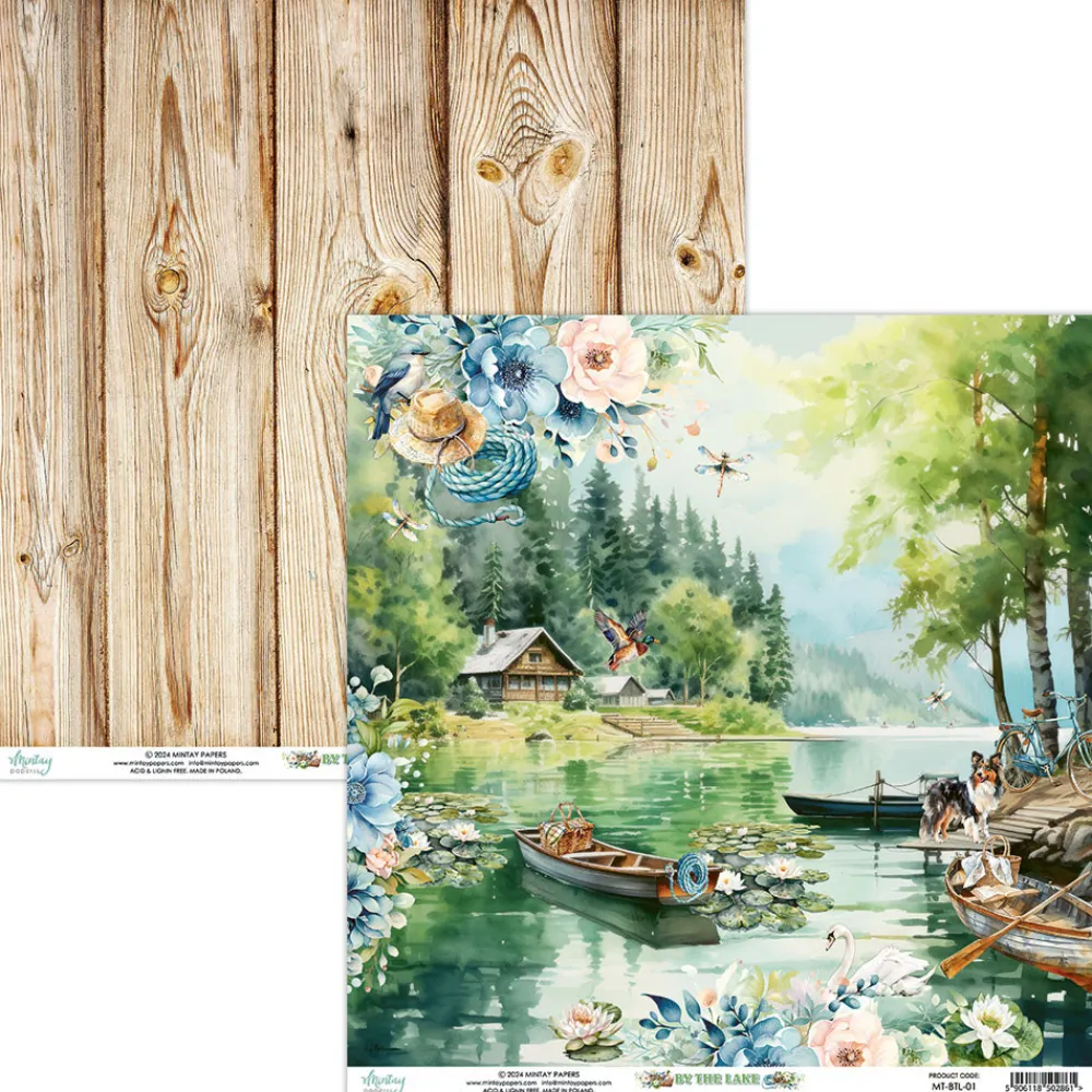 Mintay by Karola Zestaw papierów do scrapbookingu 30,5 x 30,5 cm - Mintay - By The Lake > Papiery Do Scrapbookingu