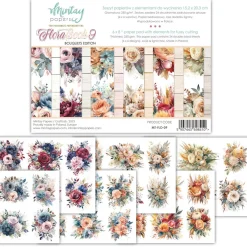 Mintay by Karola Zestaw papierów do scrapbookingu 15,2 x 20,3 cm - Mintay - Flora Book 08 > Papiery Do Scrapbookingu