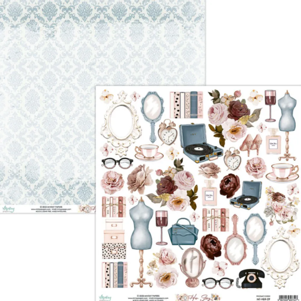 Mintay by Karola Zestaw papierów do scrapbookingu 30,5 x 30,5 cm - Mintay - Her Story