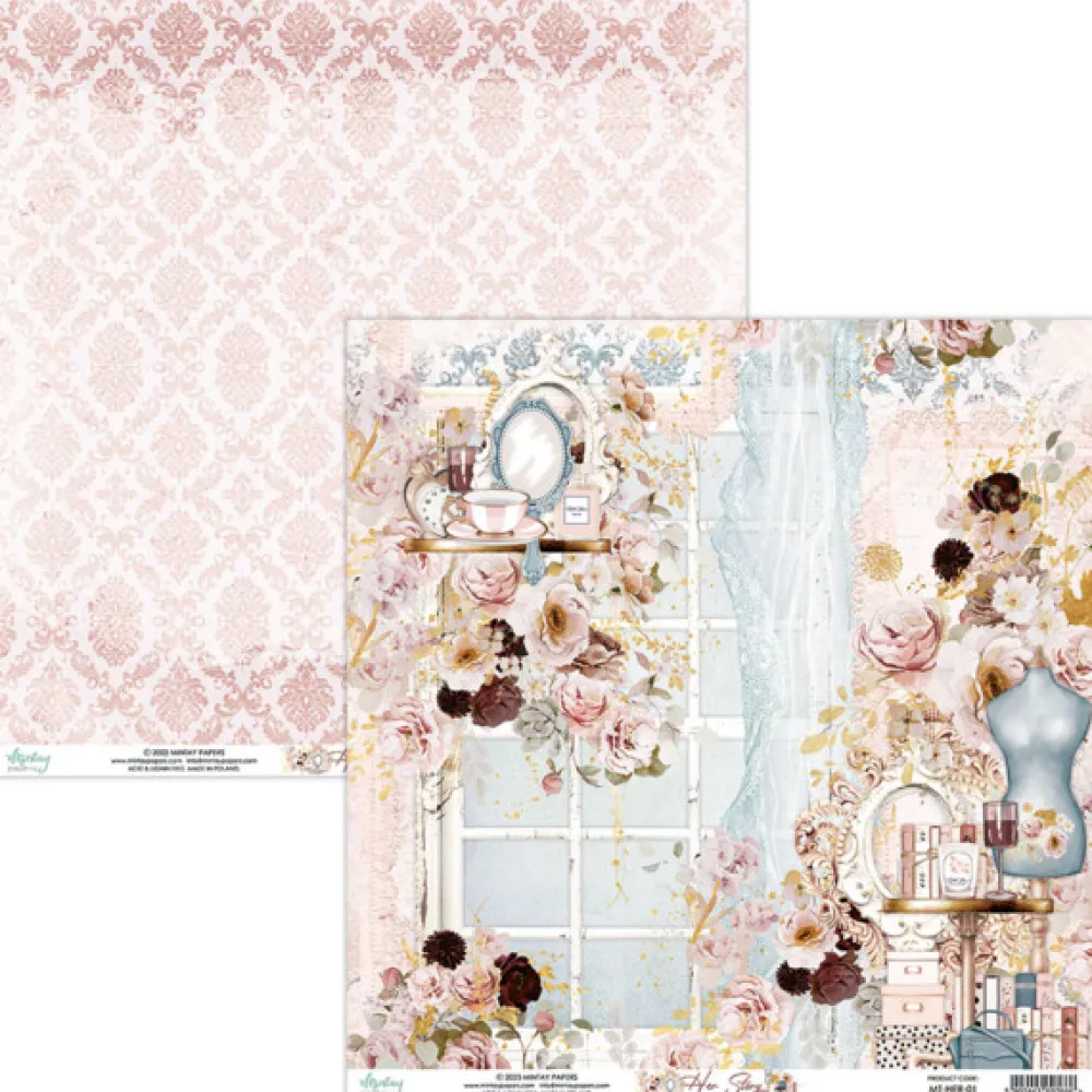 Mintay by Karola Zestaw papierów do scrapbookingu 30,5 x 30,5 cm - Mintay - Her Story