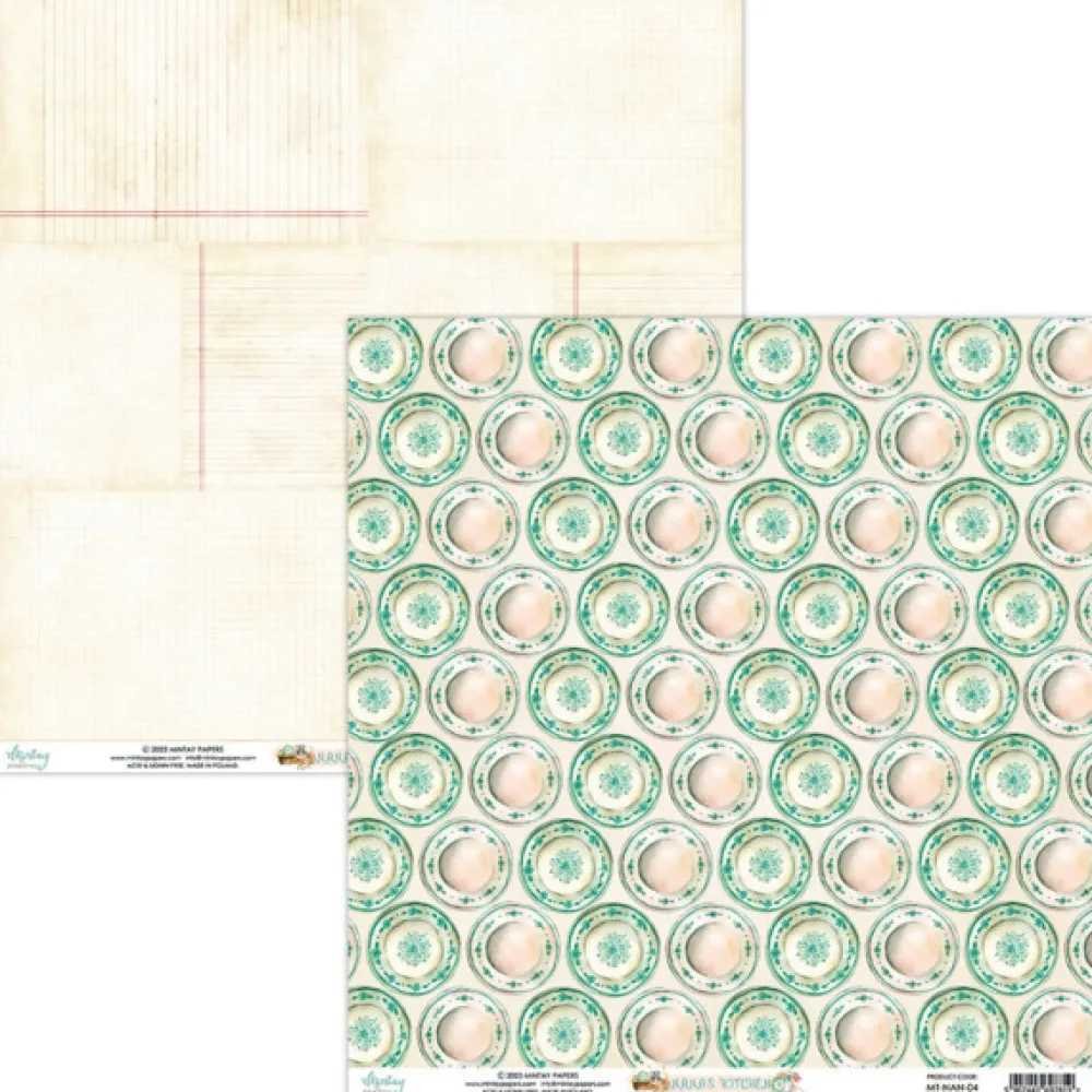 Mintay by Karola Zestaw papierów do scrapbookingu 30,5 x 30,5 cm - Mintay - Nana's Kitchen > Papiery Do Scrapbookingu