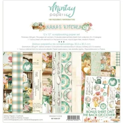 Mintay by Karola Zestaw papierów do scrapbookingu 30,5 x 30,5 cm - Mintay - Nana's Kitchen ><noscript><img width=