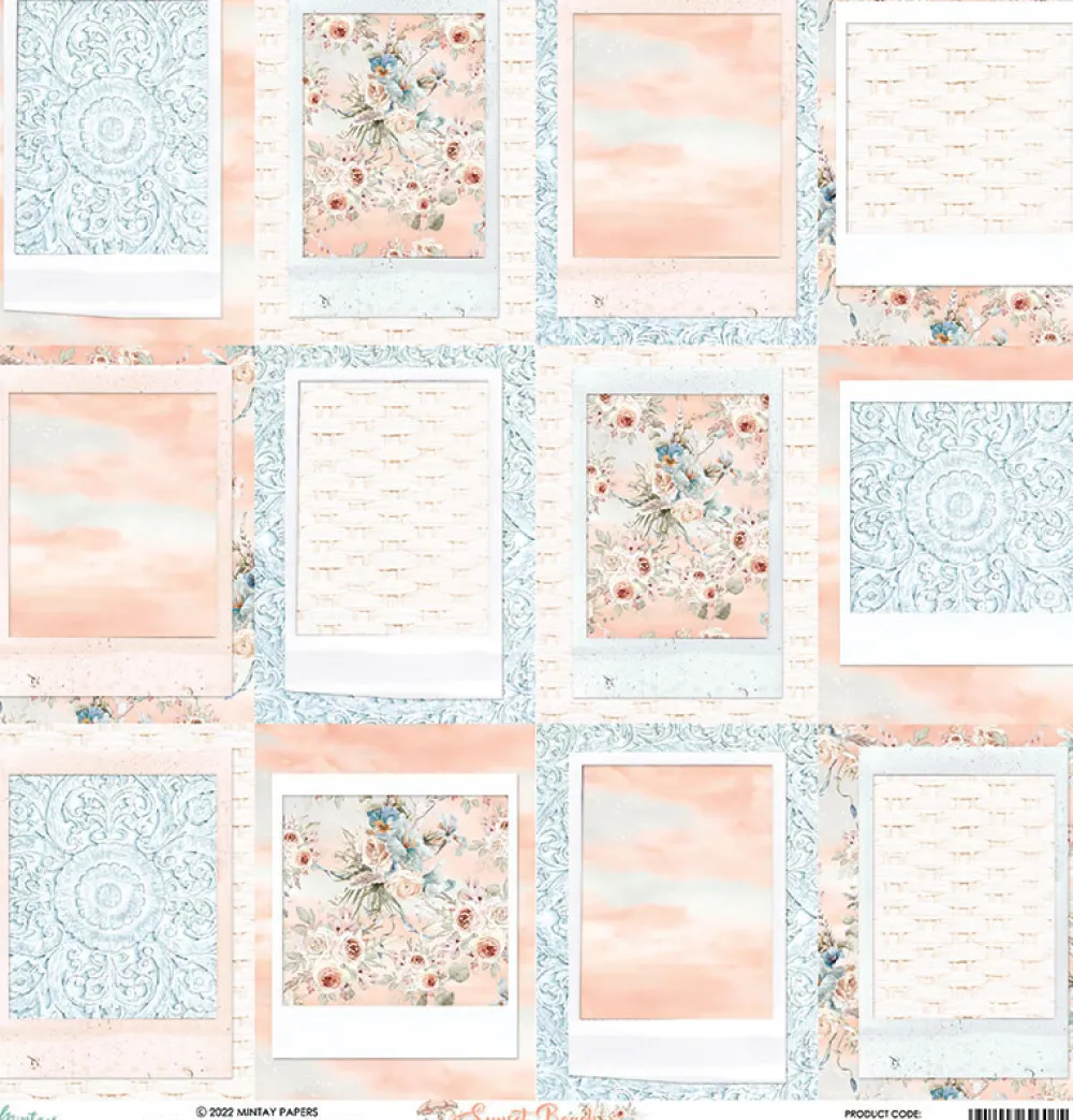 Mintay by Karola Zestaw papierów do scrapbookingu 30,5 x 30,5 cm - Mintay - Sunset Beach