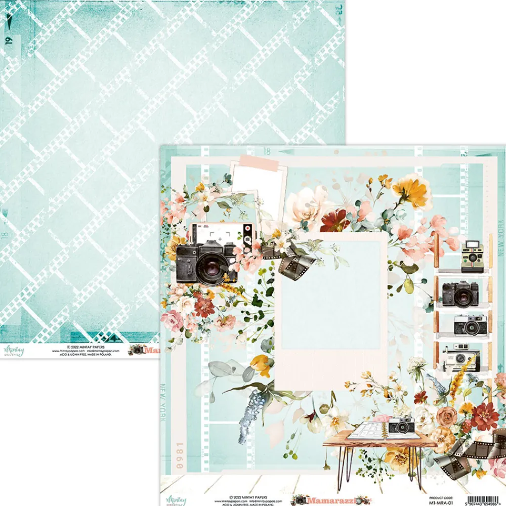 Mintay by Karola Zestaw papierów do scrapbookingu 30,5 x 30,5 cm - Mintay - Mamarazzi