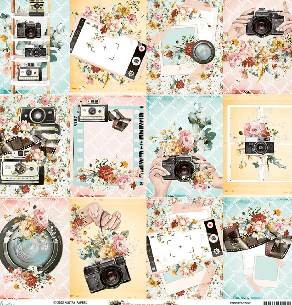 Mintay by Karola Zestaw papierów do scrapbookingu 30,5 x 30,5 cm - Mintay - Mamarazzi