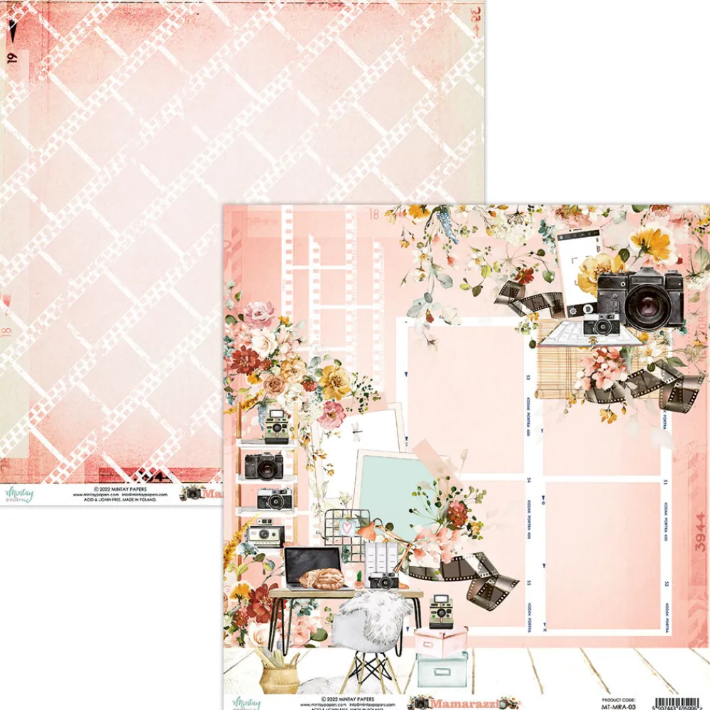 Mintay by Karola Zestaw papierów do scrapbookingu 30,5 x 30,5 cm - Mintay - Mamarazzi