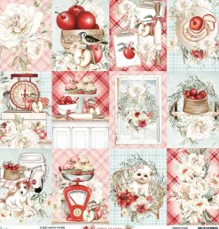 Mintay by Karola Zestaw papierów do scrapbookingu 30,5 x 30,5 cm - Mintay - Apple Season ><noscript><img width=