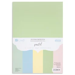 dpCraft Zestaw papierów - - Pastels, A4, 220 g, 20 ark. > Papiery Do Scrapbookingu
