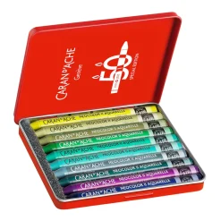 Caran d'Ache Zestaw pasteli akwarelowych Neocolor II Lush - - 10 szt.