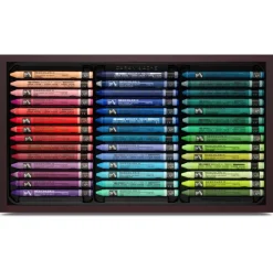 Caran d'Ache Zestaw pasteli akwarelowych Neocolor II w drewnianej walizce - - 84 szt.