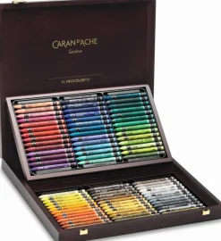 Caran d'Ache Zestaw pasteli akwarelowych Neocolor II w drewnianej walizce - - 84 szt.