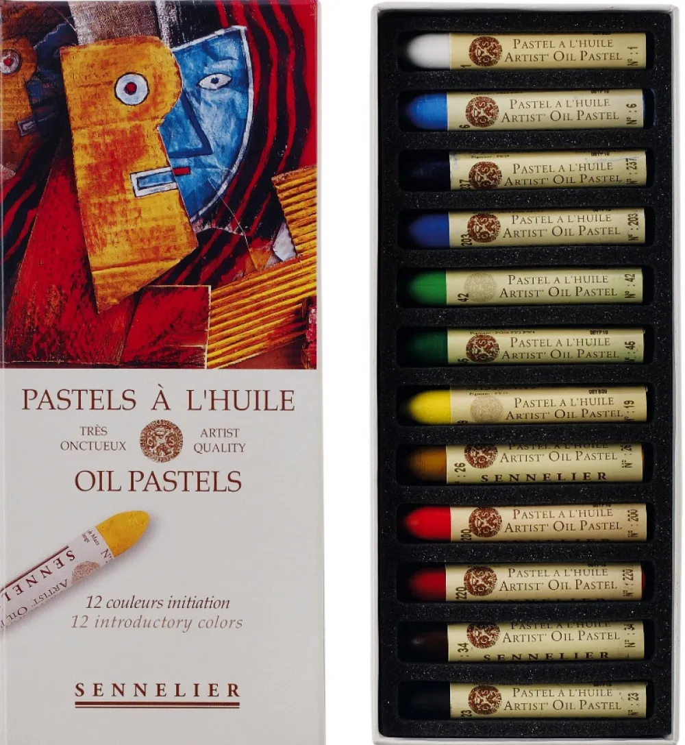 Sennelier Zestaw pasteli olejnych Artist' Introductory - - 12 szt. > Pastele