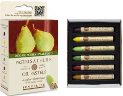 Sennelier Zestaw pasteli olejnych Artist' Fluorescent - - 6 szt. ><noscript><img width=