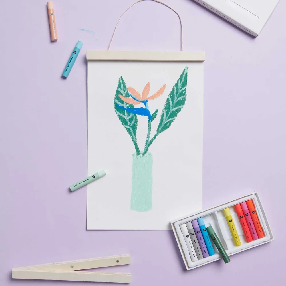 Rico Design Zestaw pasteli olejnych Neon & Pastel - - 12 kolorów > Pastele