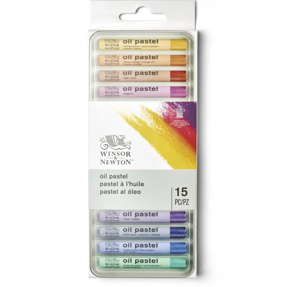 Winsor & Newton Zestaw pasteli olejnych Oil Pastel - - 15 kolorów