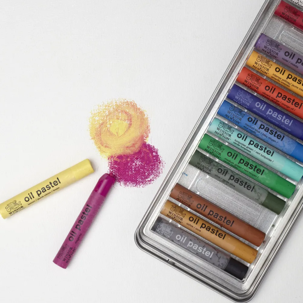 Winsor & Newton Zestaw pasteli olejnych Oil Pastel - - 15 kolorów