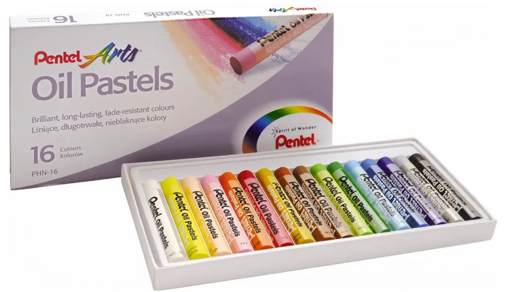 Pentel Zestaw pasteli olejnych - - 16 kolorów