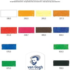 Van Gogh Zestaw pasteli olejnych - - 12 kolorów > Pastele