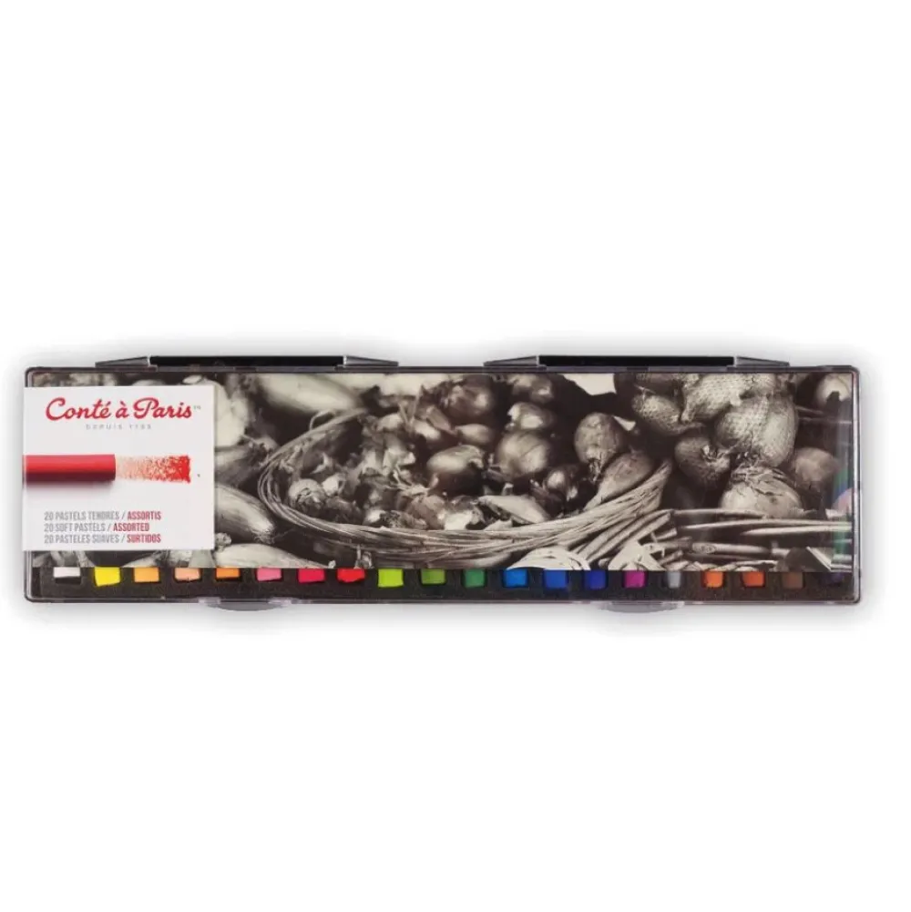 Conte a Paris Zestaw pasteli Soft Pastels - Conté à Paris - 20 szt.