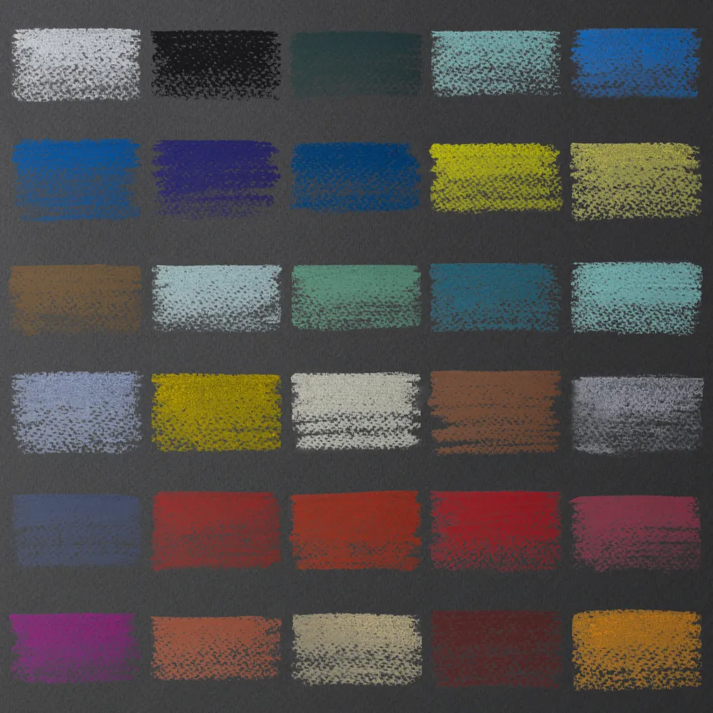 Winsor & Newton Zestaw pasteli suchych Soft Pastel - - 30 kolorów