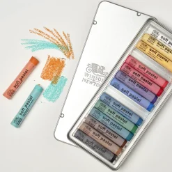 Winsor & Newton Zestaw pasteli suchych Soft Pastel - - 15 kolorów ><noscript><img width=