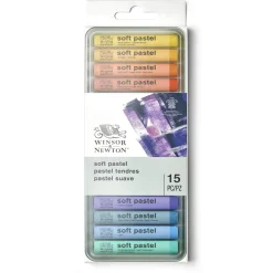 Winsor & Newton Zestaw pasteli suchych Soft Pastel - - 15 kolorów ><noscript><img width=
