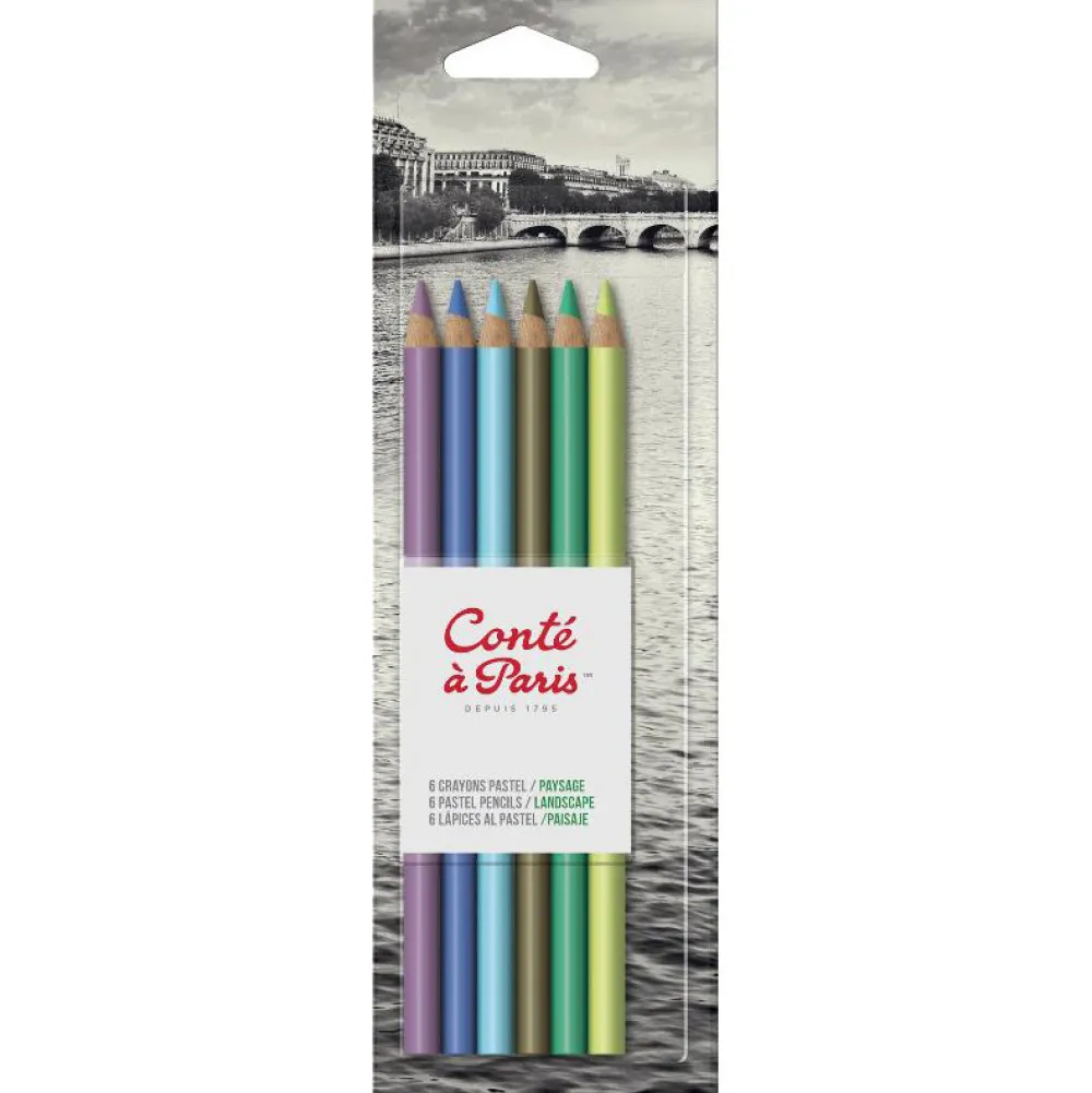 Conte a Paris Zestaw pasteli suchych w kredce Pastel Pencils, Portrait - Conté à Paris - 6 szt. > Pastele|Kredki