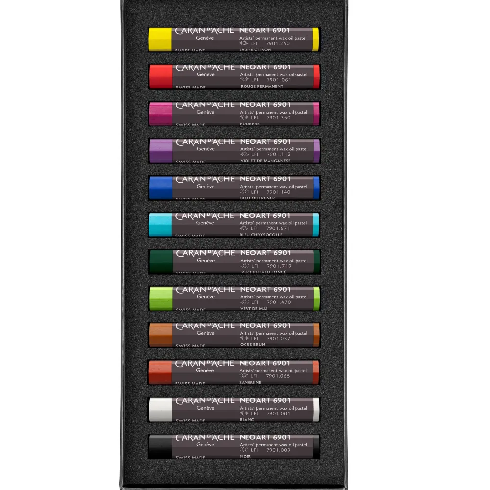 Caran d'Ache Zestaw pasteli woskowo-olejnych Neoart 6901 - - 24 kolory > Pastele
