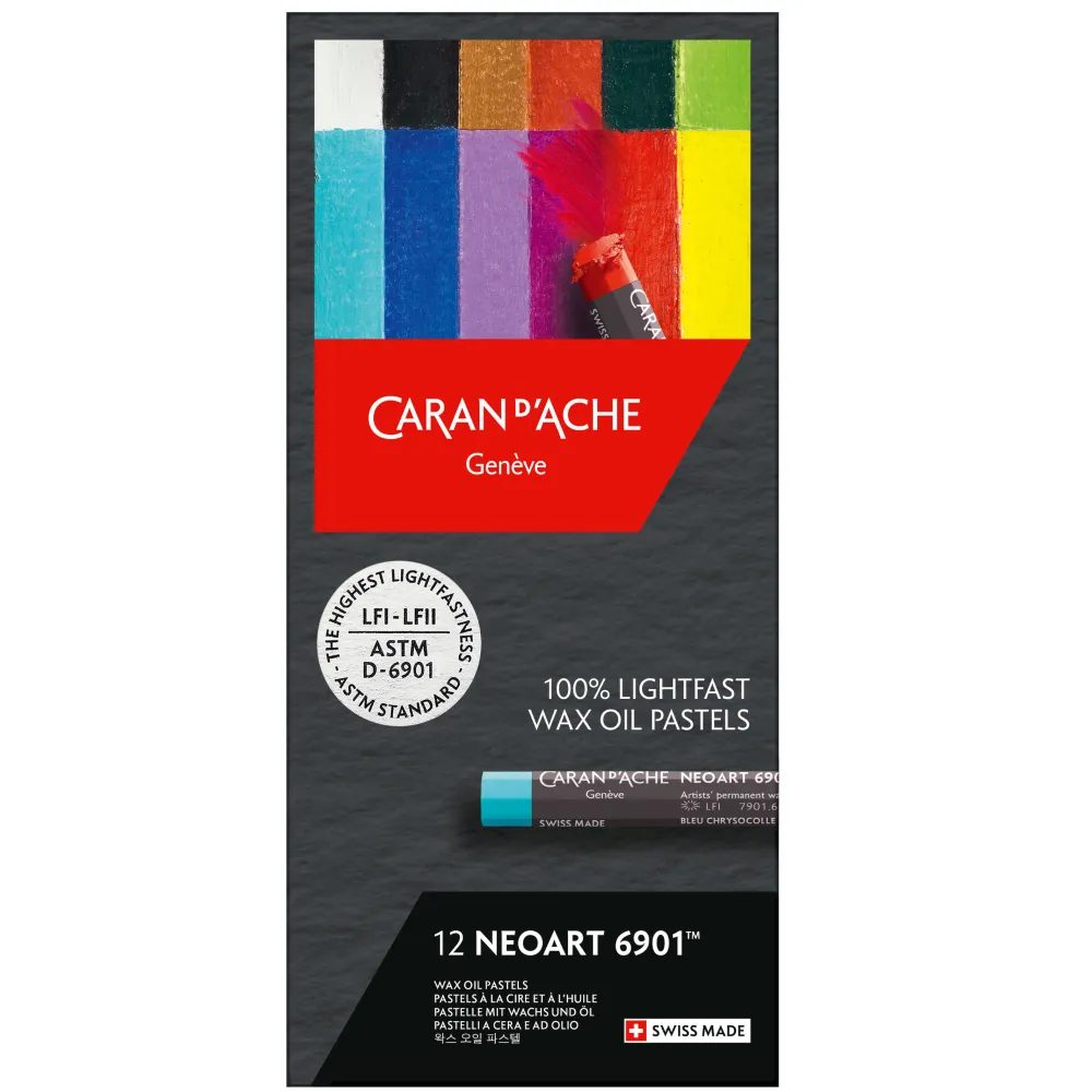 Caran d'Ache Zestaw pasteli woskowo-olejnych Neoart 6901 - - 24 kolory > Pastele
