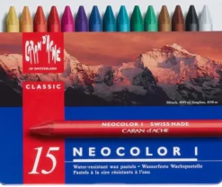Caran d'Ache Zestaw pasteli woskowych Neocolor I - - 15 szt.
