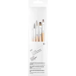 Rico Design Zestaw pędzli do tkanin Fabric Brush Set - - 5 szt. > Zestawy Pędzli