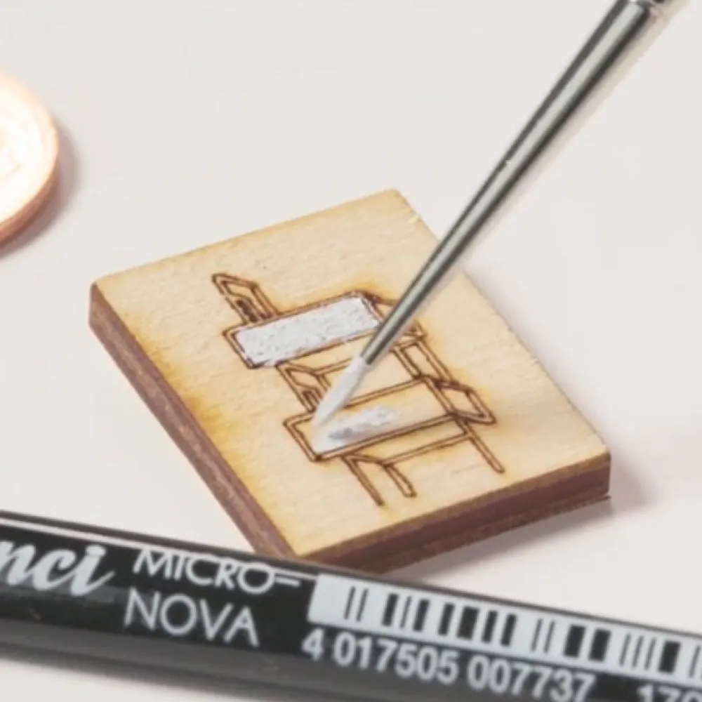 da Vinci Zestaw pędzli okrągłych, syntetyczne, Micro Nova, seria 170 - - 4 szt.