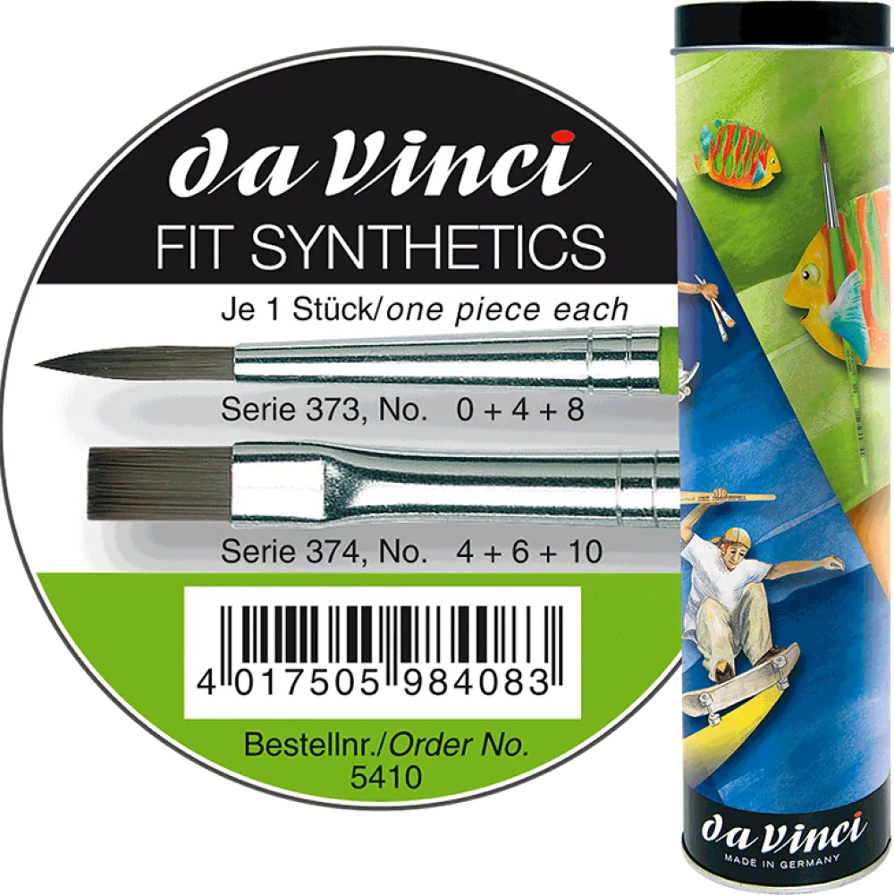 da Vinci Zestaw pędzli syntetycznych Fit Synthetics - - 6 szt. > Pędzle Syntetyczne|Zestawy Pędzli