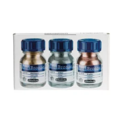 Schmincke Zestaw pigmentów Aqua Bronze - - 3 x 20 ml
