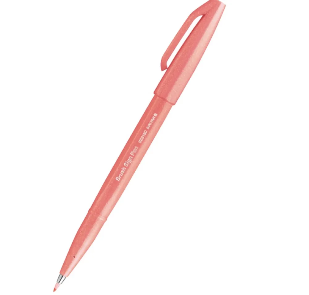 Pentel Zestaw pisaków artystycznych Brush Sign Pen - - Kolorowa Rafa, 6 szt.