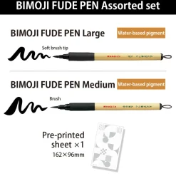 Kuretake Zestaw pisaków Bimoji Fude Pen Inktober 2024 - - 5 szt.