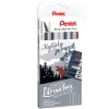 Pentel Zestaw pisaków Brush Sign Pen Twin - - Mglisty Poranek, 6 szt.