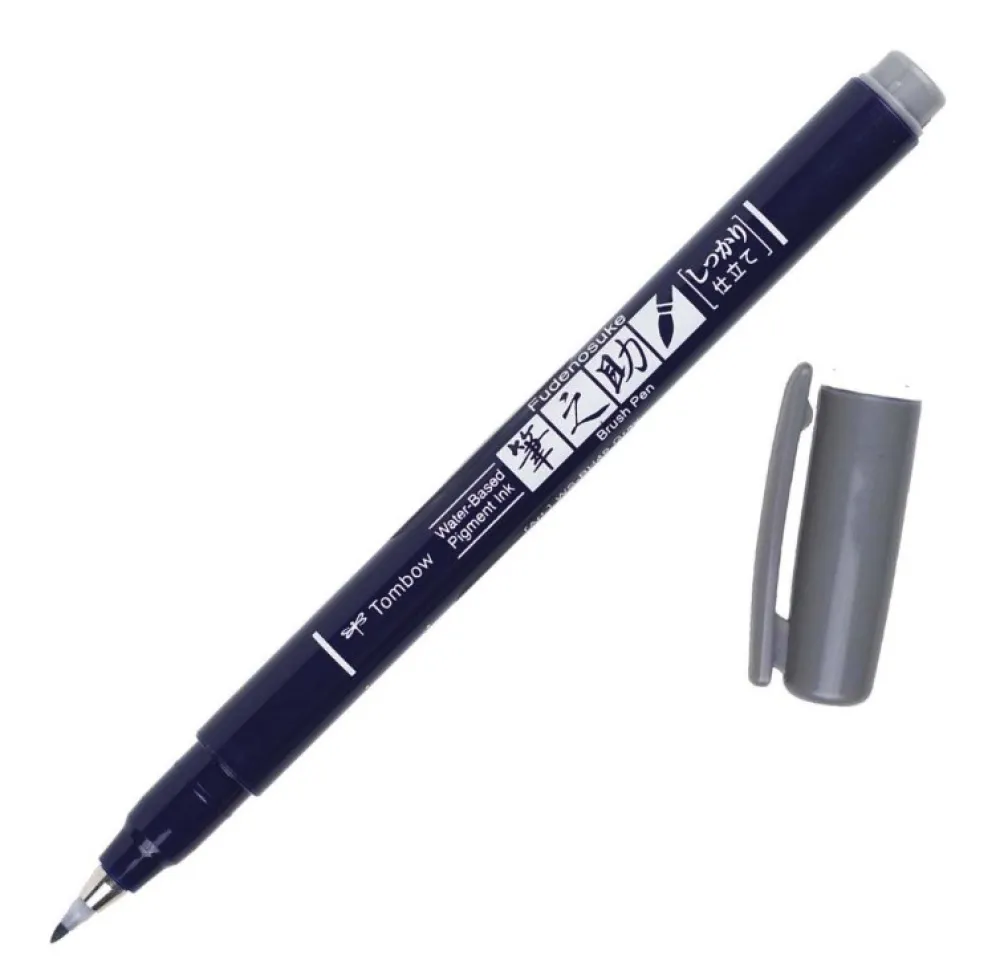 Tombow Zestaw pisaków do kaligrafii Fudenosuke Brush Pen, Trilogy - - 3 szt.