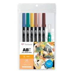 Tombow Zestaw pisaków Limited Edition Manga Bird - - 10 szt. ><noscript><img width=