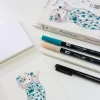 Tombow Zestaw pisaków Limited Edition Miss Kimono - - 6 szt.