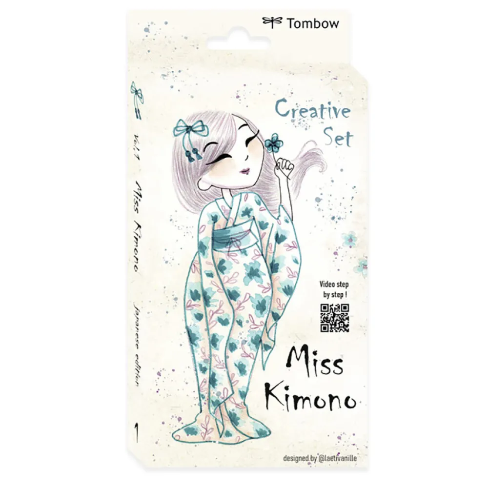 Tombow Zestaw pisaków Limited Edition Miss Kimono - - 6 szt.