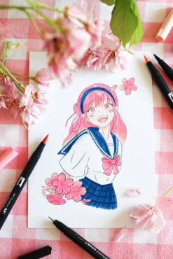 Tombow Zestaw pisaków Manga Kawaii - - 5 szt. > Zestawy Do Rysunku|Markery, Brushpeny I Pisaki